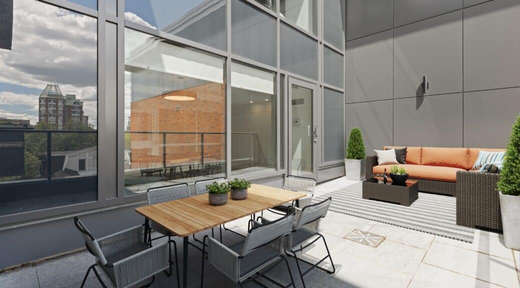 appartement terrasse moderne